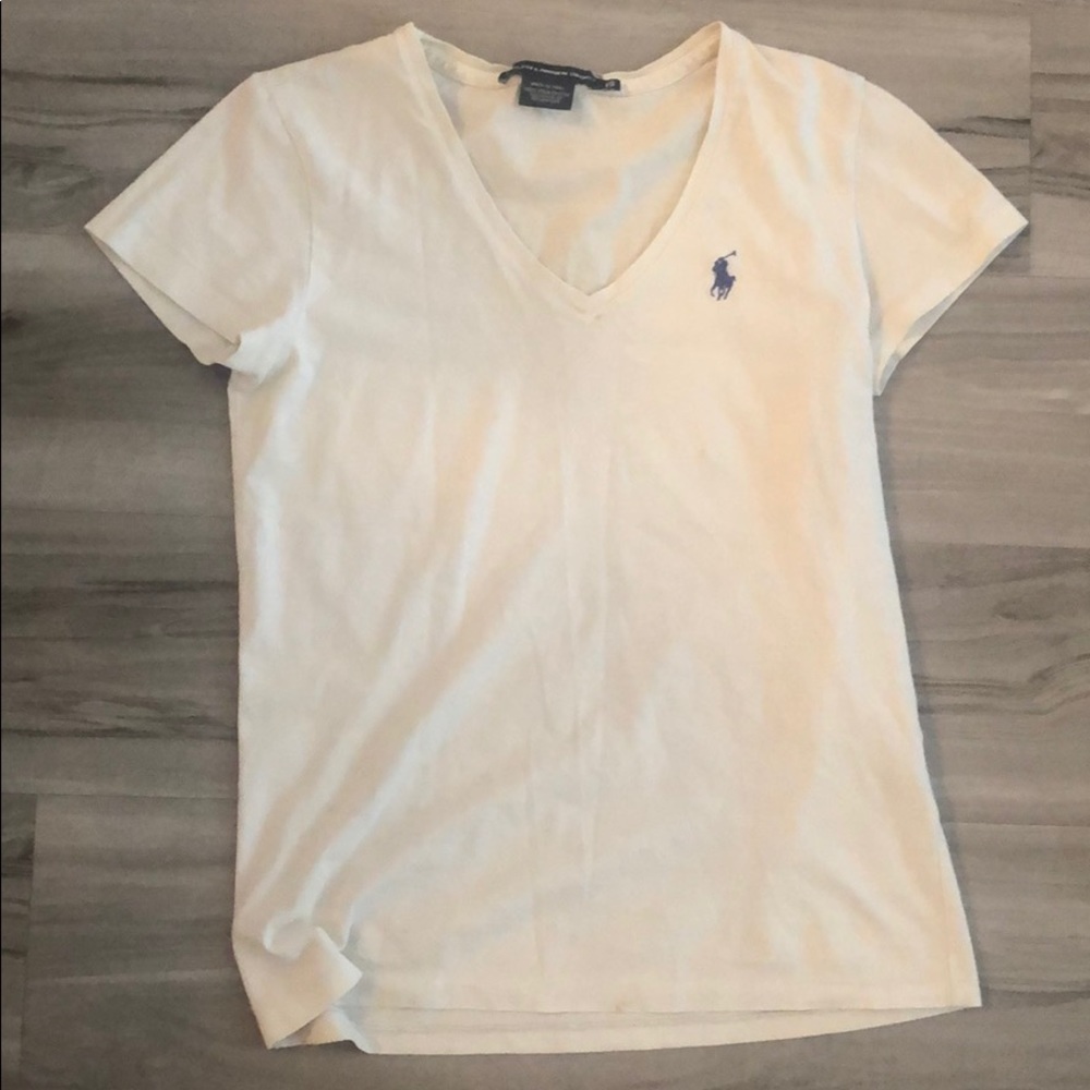 White polo Ralph Lauren T-shirt